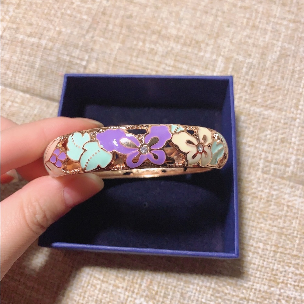 Flowers Series Enamel Glazed Bracelet